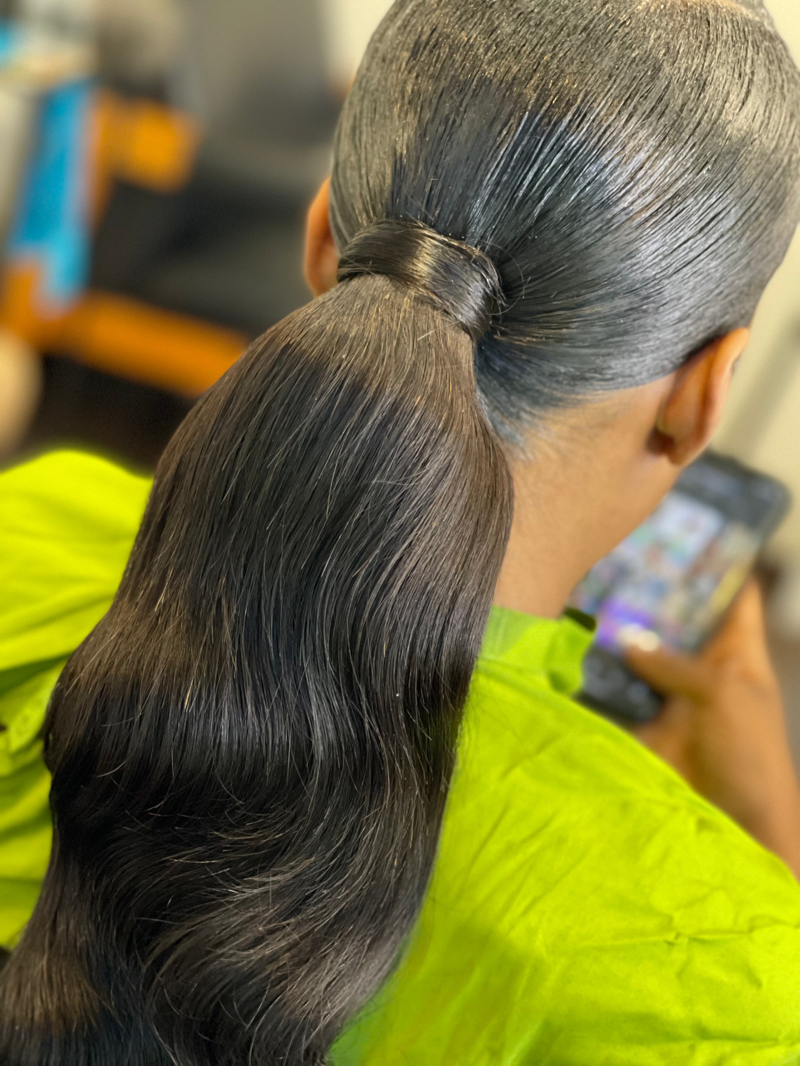 Human Hair Pony Tails