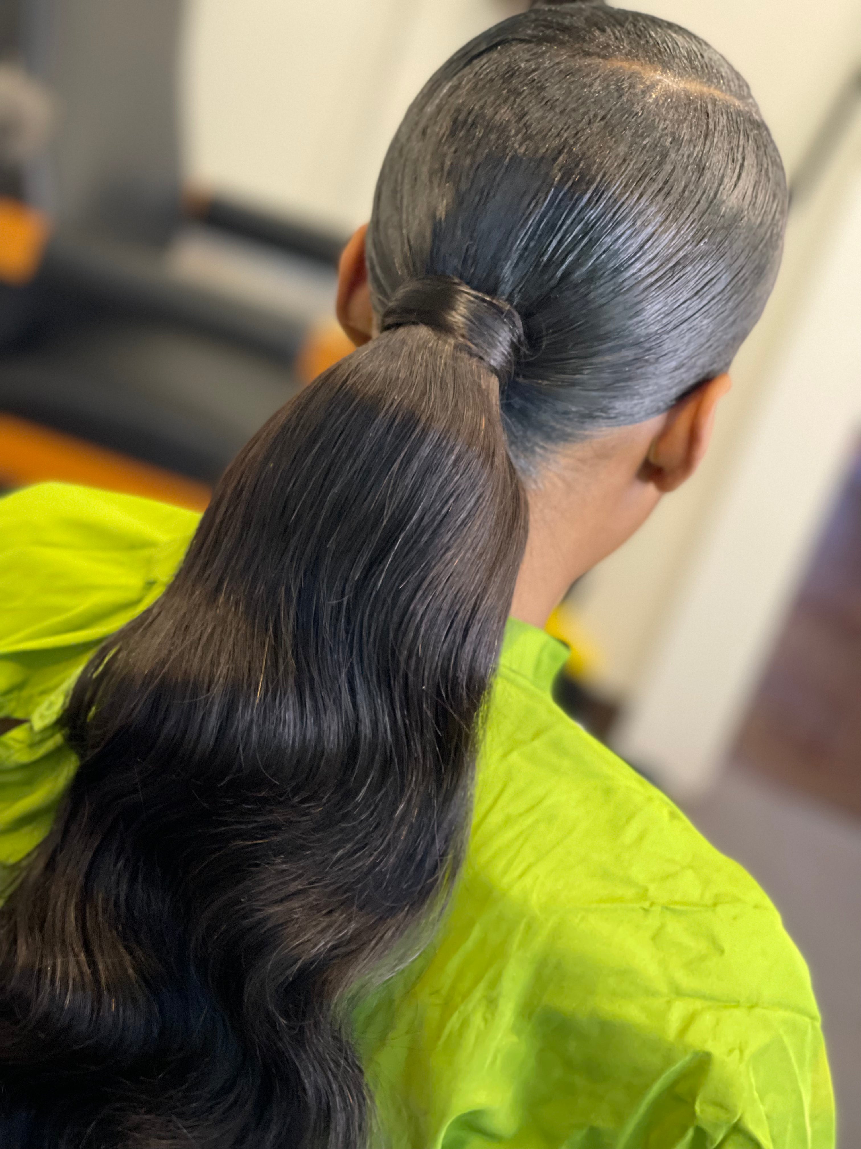 Human Hair Pony Tails